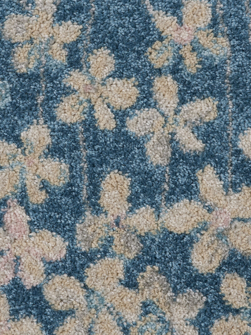Tranquil TRA04 Turquoise 2' x 4' Rug image number 5