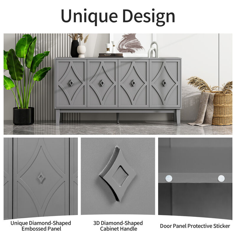 Texdab Geometric Sideboard image number 2