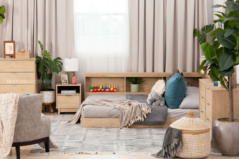 Oliah Bookcase Storage Bed Mathis Home