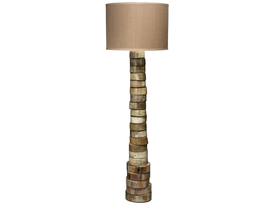Stacked Horn Floor Lamp