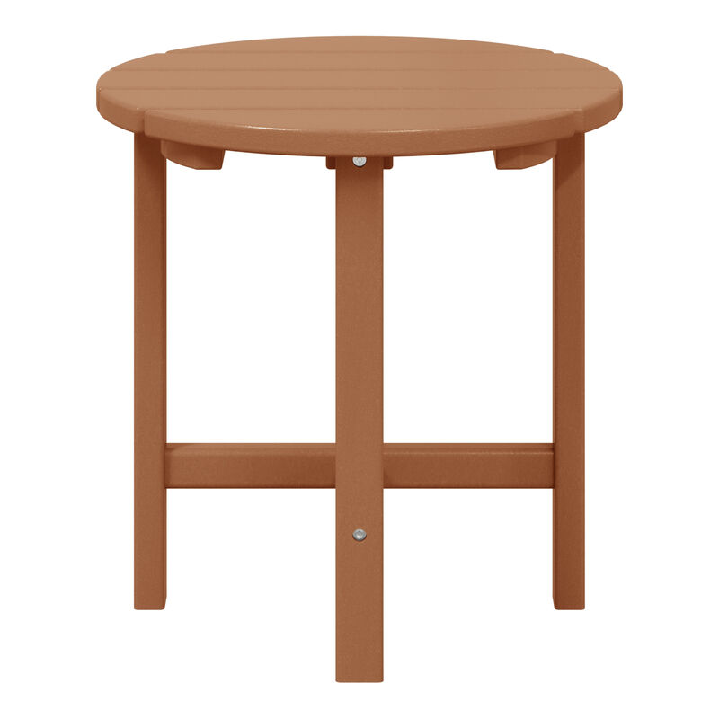 WestinTrends Adirondack Round Outdoor Side Table