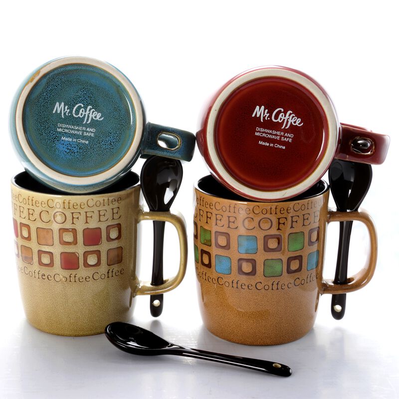 Mr. Coffee Cafe Americano 13oz Mug Set