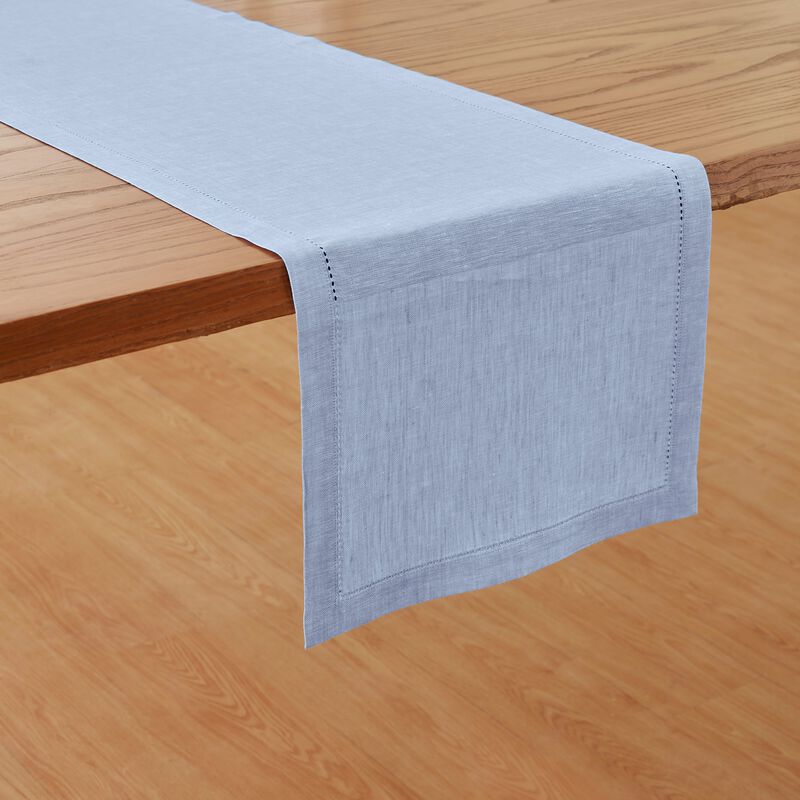 Solino Home Milan 100% Linen Table Runner &ndash; Handcrafted, Machine Washable, Perfect for Holiday and Everyday Dining