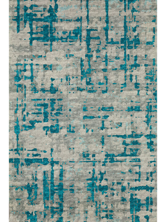 Brisbane BR5 Teal 3' x 5' Rug