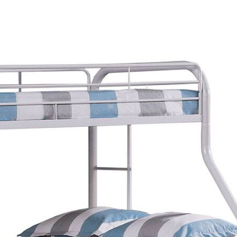 Fegy Bunk Bed with Ladder and Rails, Metal Frame image number 3