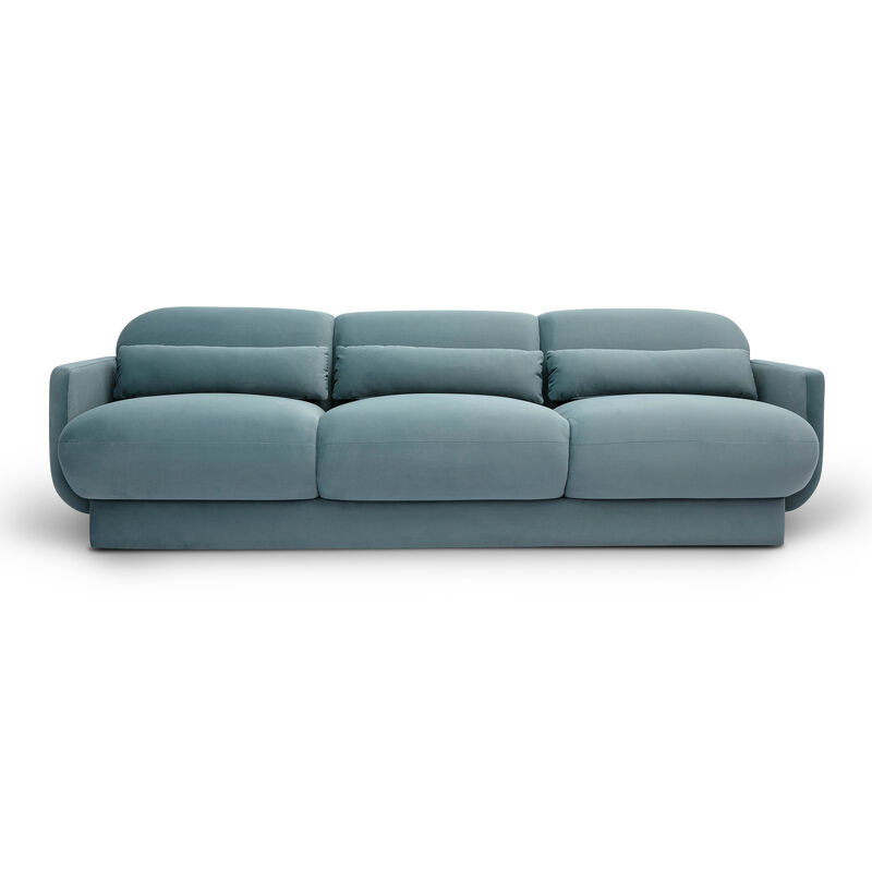 Azalea  Velvet Sofa. image number 2