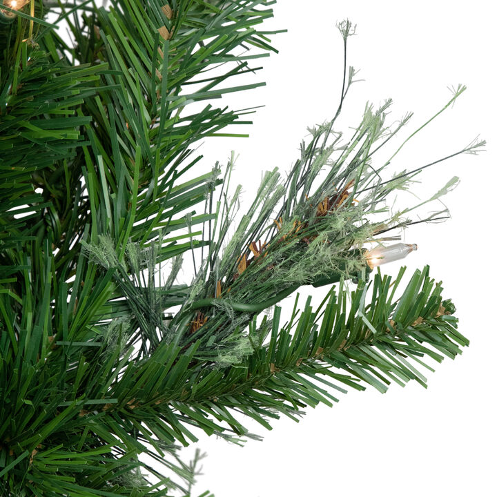 6.5' Pre-Lit Medium Mixed Cashmere Pine Artificial Christmas Tree - Clear Lights