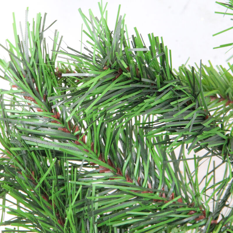 9' x 10" Mixed Two-Tone Pine Artificial Christmas Garland  Unlit image number 2