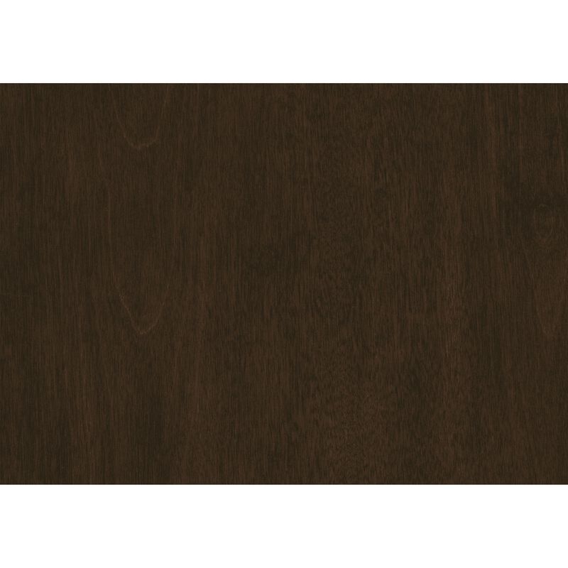 Minal End Table with 1 Drawer, Brown Cherry Birch Wood 24 Inch