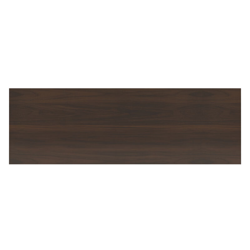 Acadian SOLID WOOD 36 inch Wide Transitional Entryway Hallway Storage Cabinet in Brunette Brown image number 6