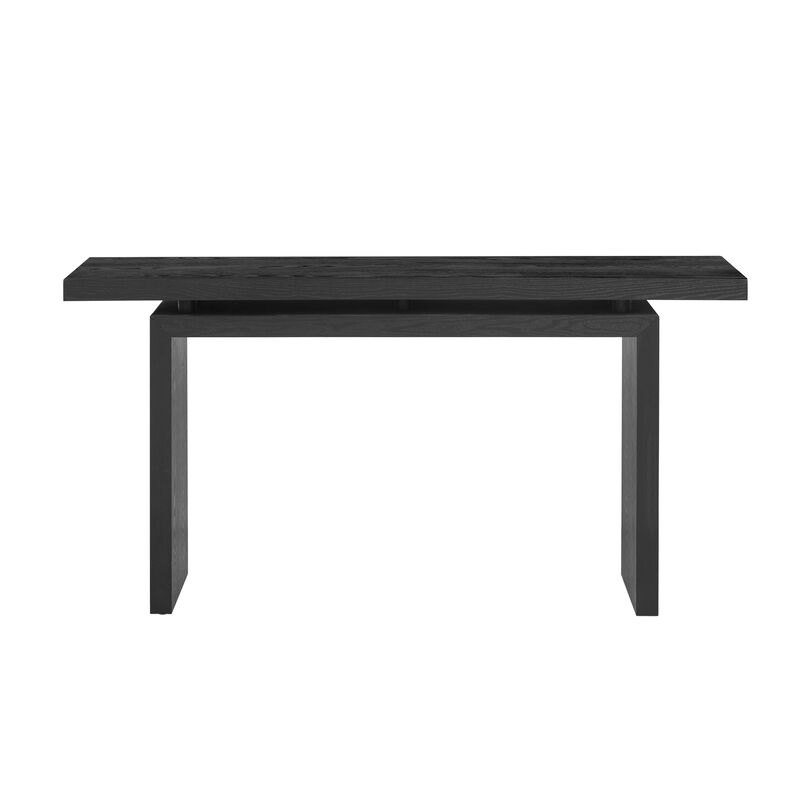 Merax Modern Simple Style Ash Veneer Console Table