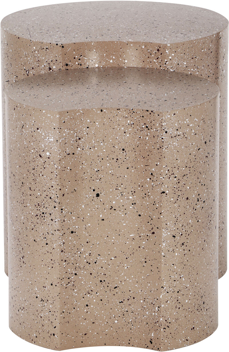 Meridian Furniture Dimple Taupe End Table image number 2