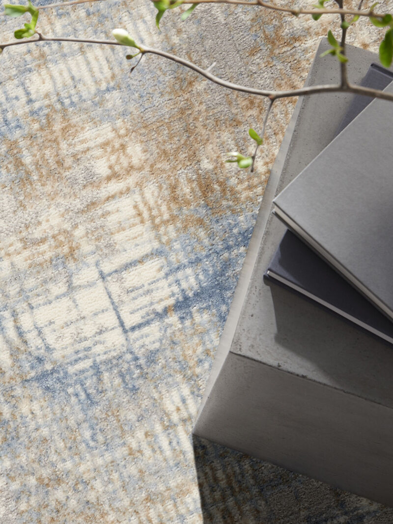 CK950 Rush CK951 Blue/Beige 9' x 12' Rug