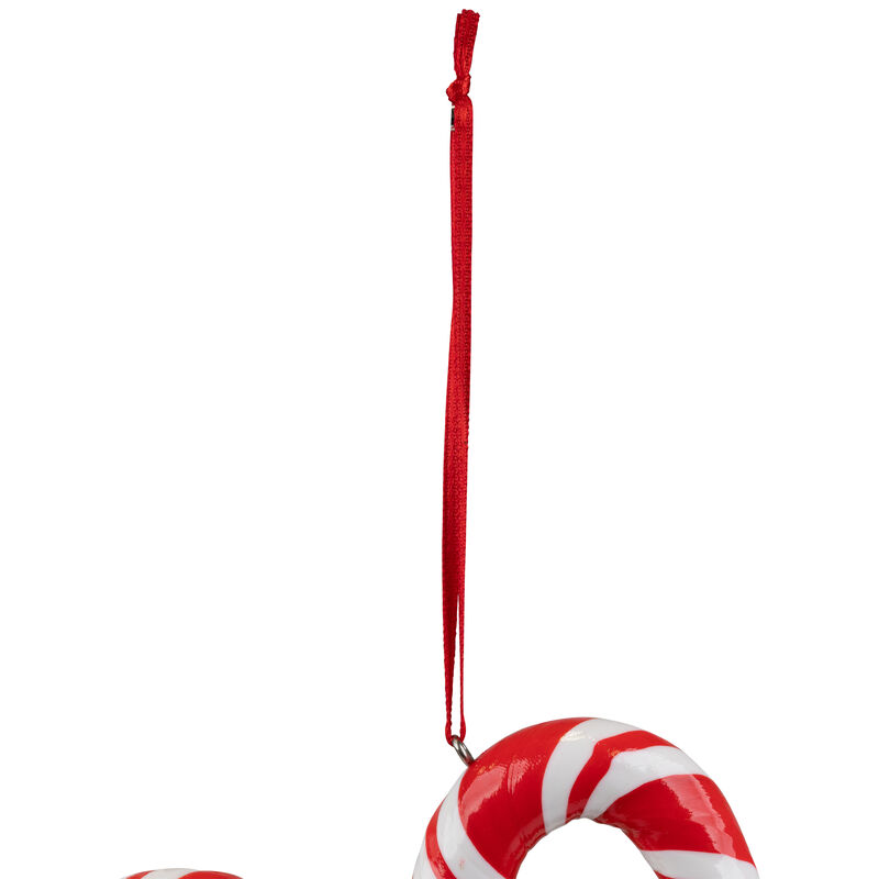 5.25" Red and White Candy Cane Christmas Ornament image number 7