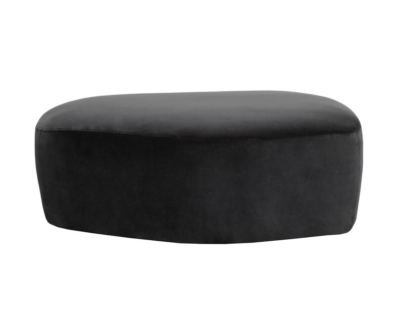 Soraya Black Ottoman