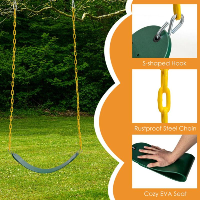 Hivvago 2-Pack Swing Set Swing Seat Replacement and Saucer Tree Swing (Without Stand)