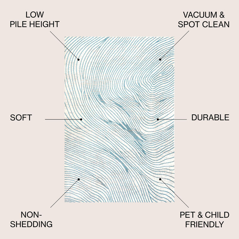 Arlo Woodgrain Geometric Area Rug