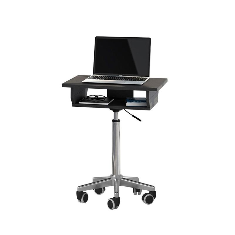 Techni Mobili Folding Table Laptop Cart. Color: Graphite