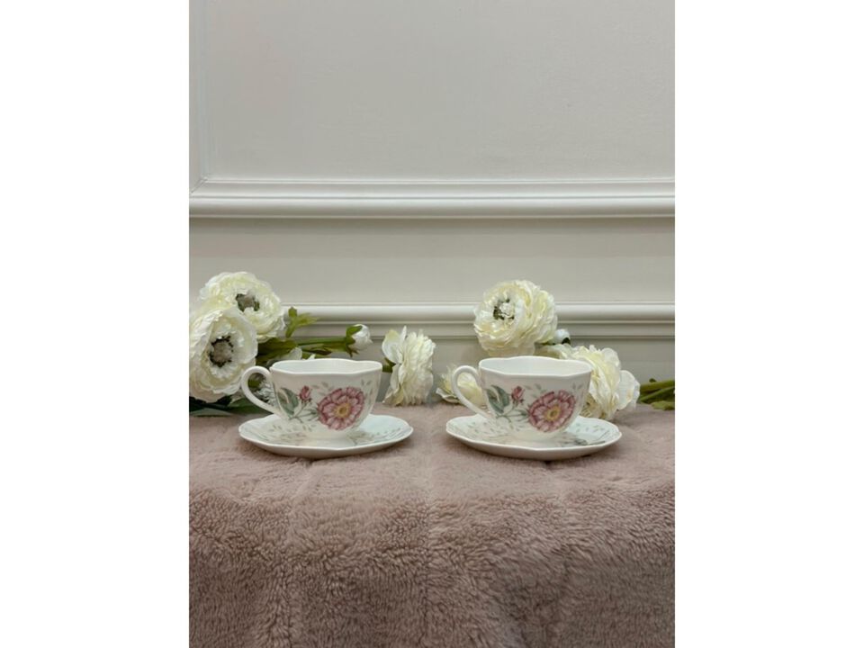 Lenox Butterfly Meadow Dragonfly Cup and Saucer Set