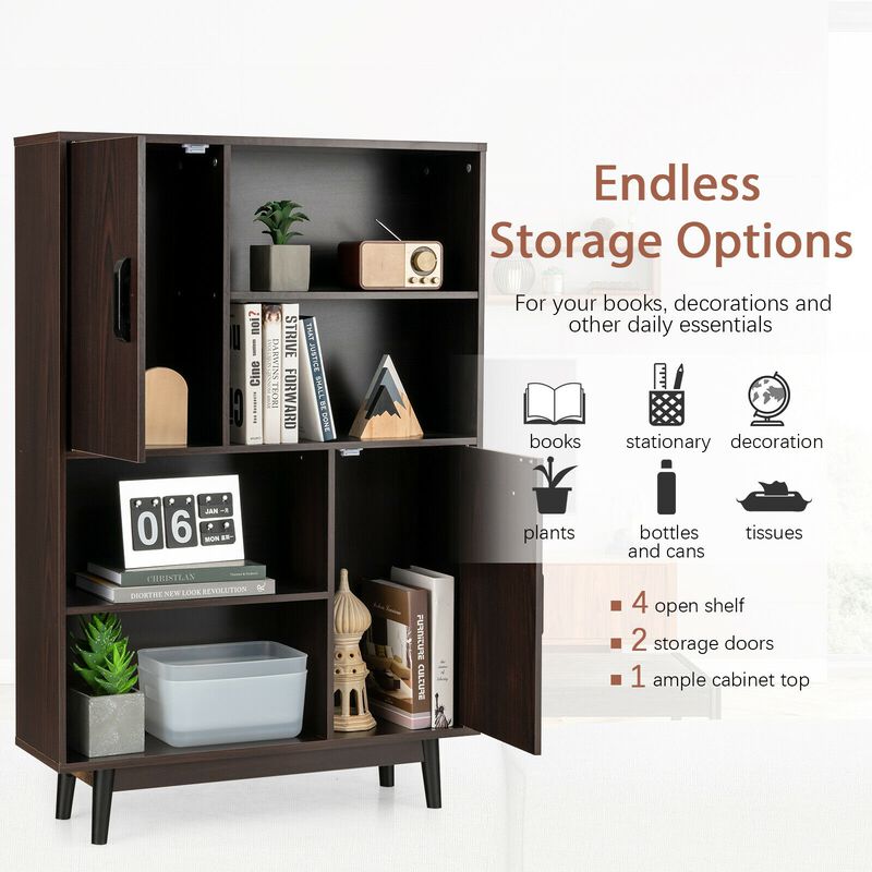 Sideboard Storage Cabinet with Door Shelf for Dining or Living Room
