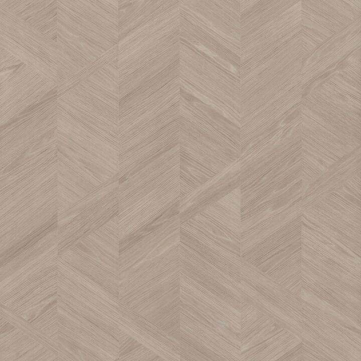 Interlocking Wood Taupe Wallpaper