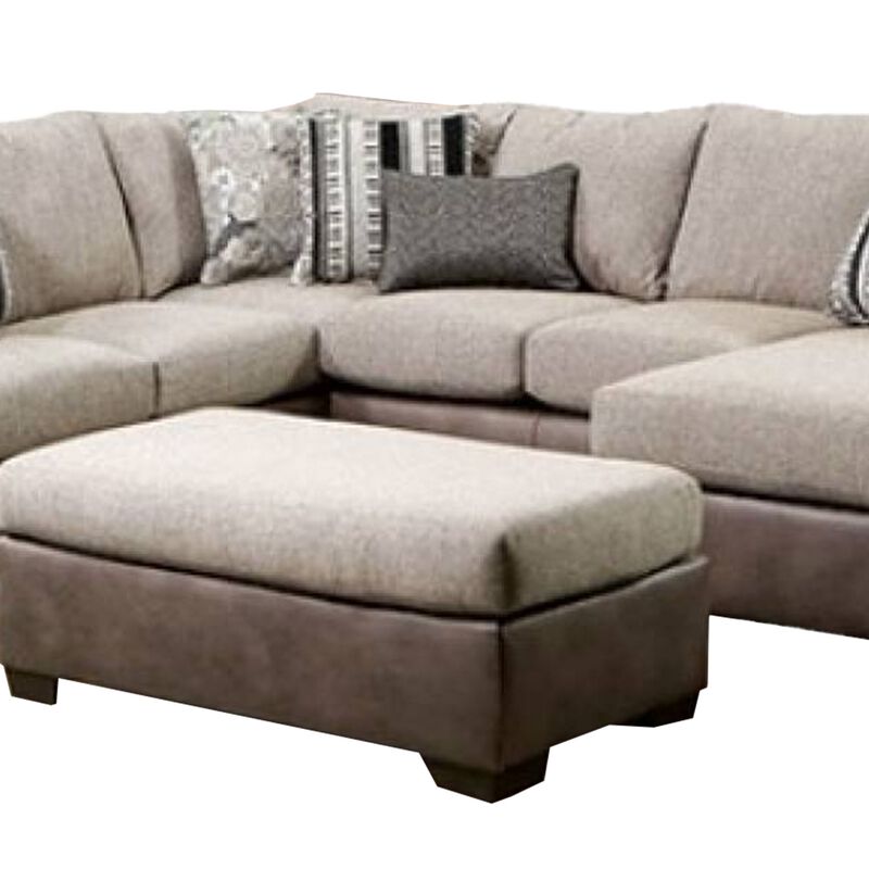 Lila Sectional Sofa Microfiber image number 2