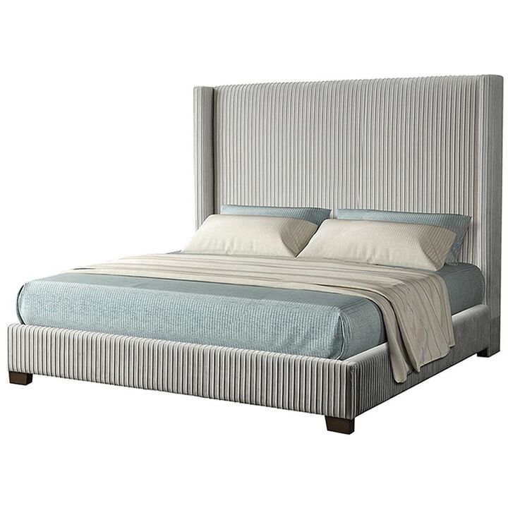 Jennie Upholstered King Bed In A Box