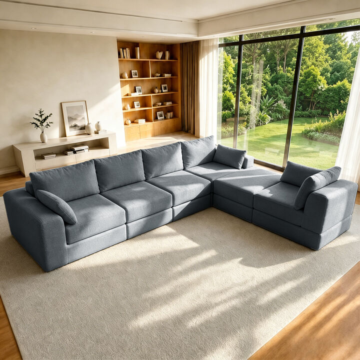 L Shaped Floor Sectional