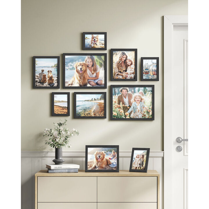 10 Piece Picture Frame Collage Set for Wall Home Decor