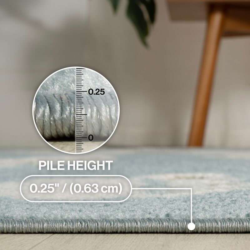 Hedwig High-Low Youth Cloud Scandi Indoor/Outdoor Area Rug image number 5