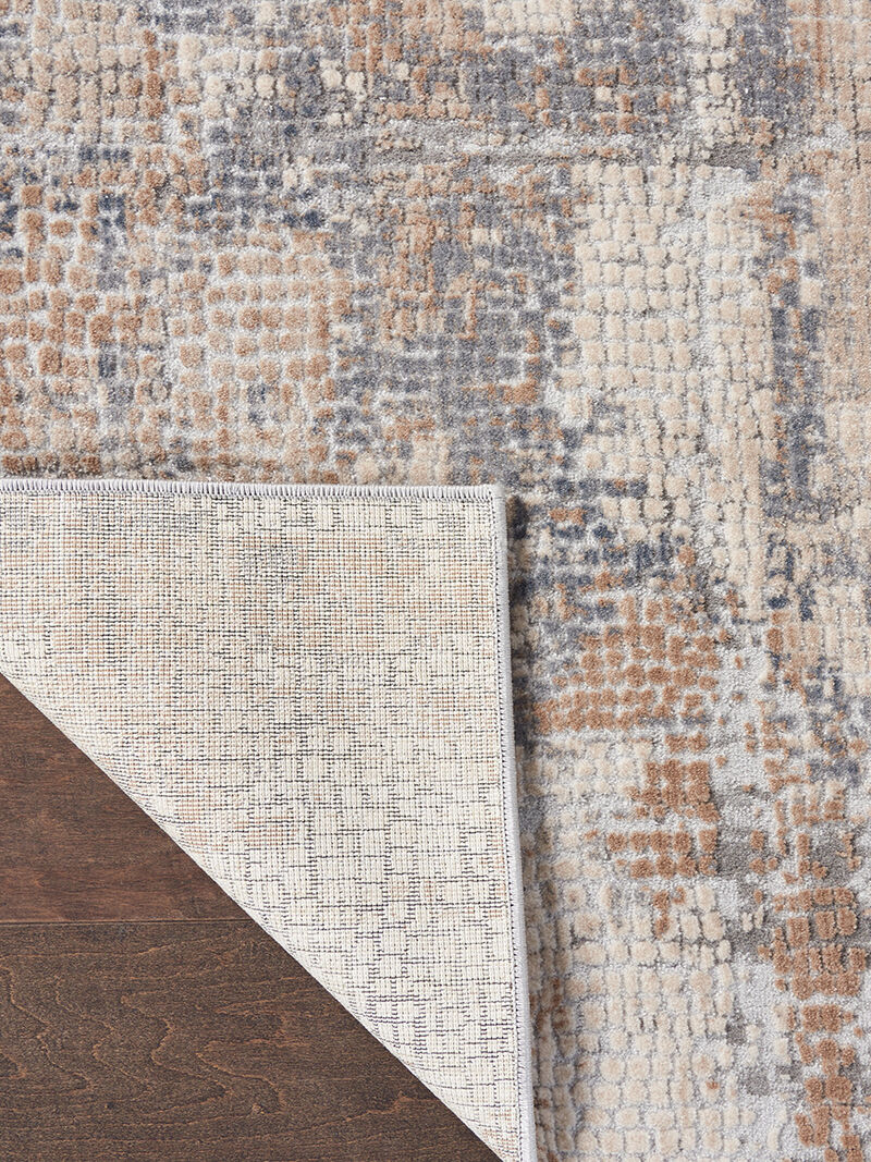 Rustic Textures RUS06 Beige/Gray 5'3" x 7'3" Rug image number 3
