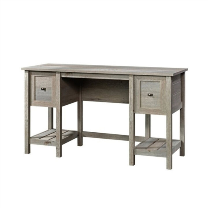 Farmhouse Office Writing Desk with 2 Storage Drawers