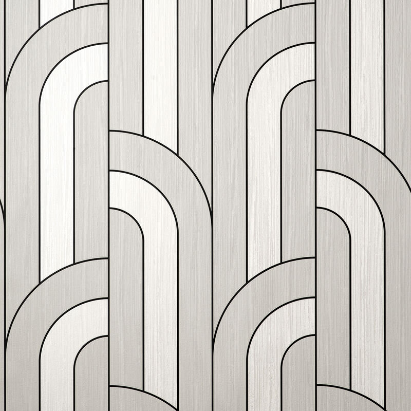Ezra Platinum Arch Wallpaper image number 0