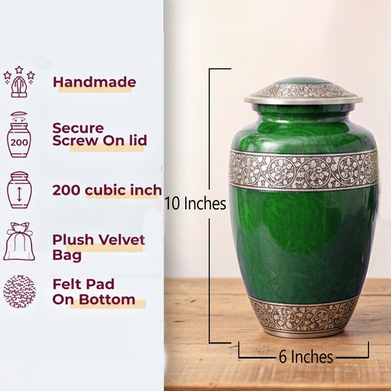 Emerald Grace Urn image number 7