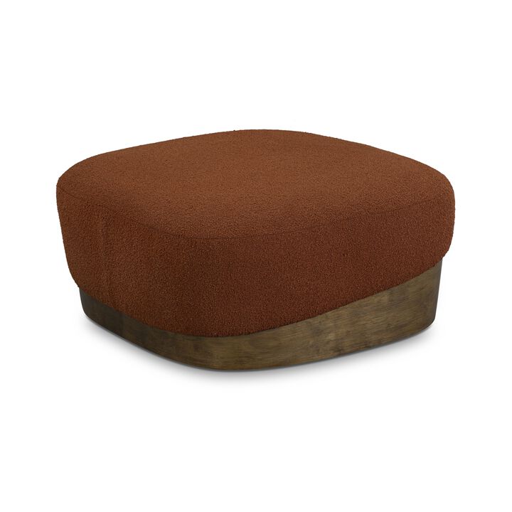 Domina Kale Green Boucle Ottoman