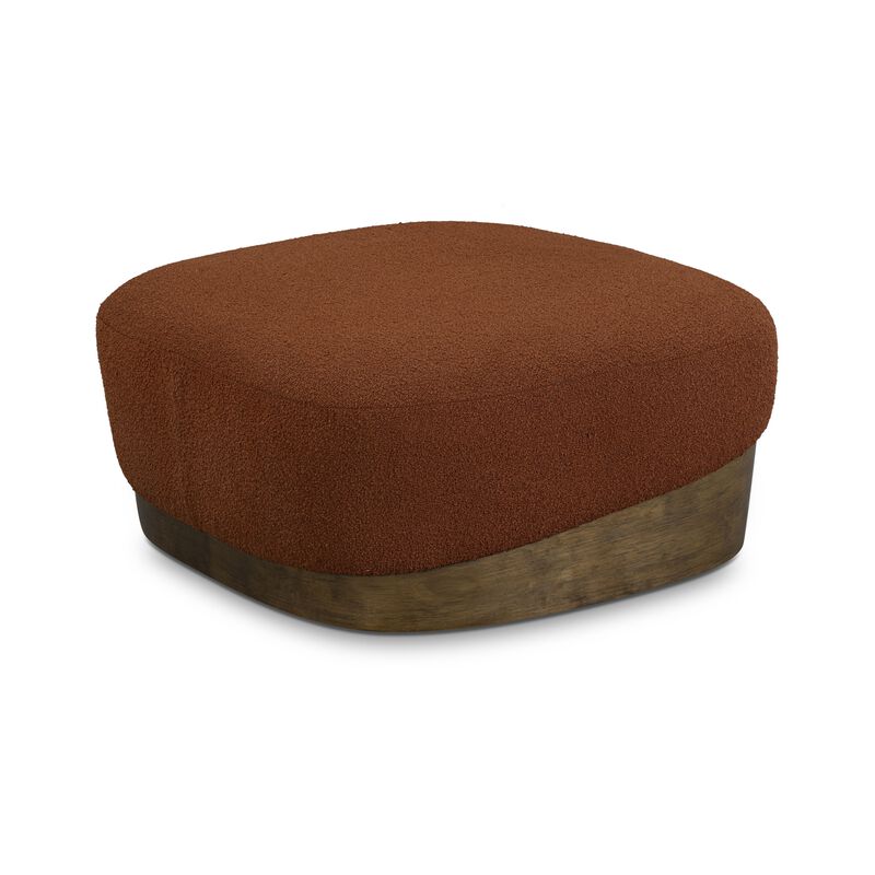 Domina Kale Green Boucle Ottoman image number 1