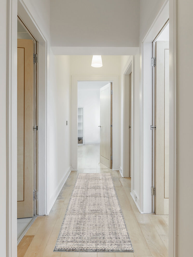 Lynx LNX06 Ivory/Blue 2'3" x 10' Rug