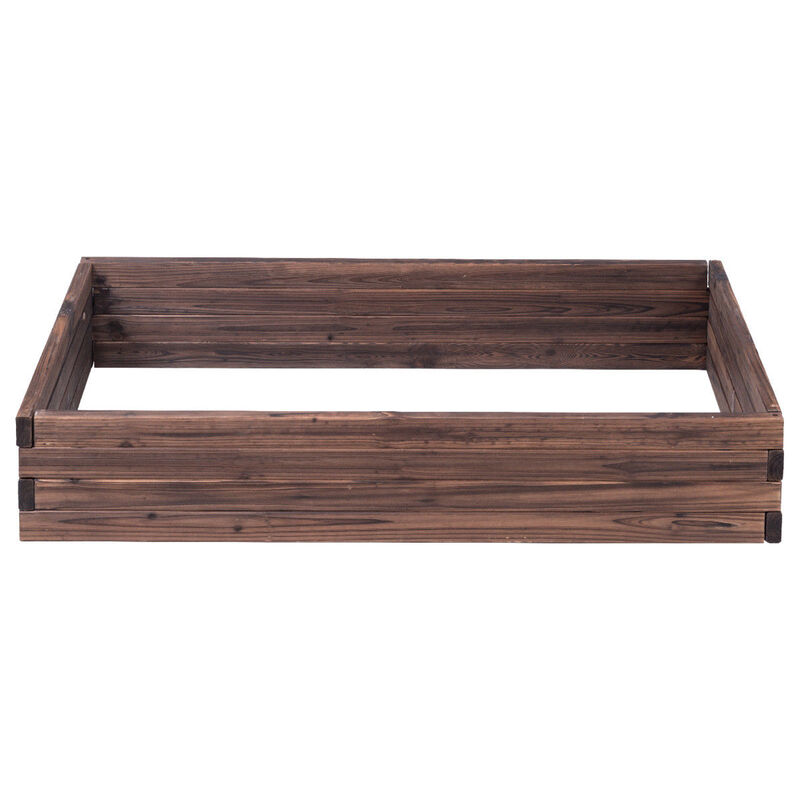 Elevated Wooden Garden Planter Box Bed Kit image number 5
