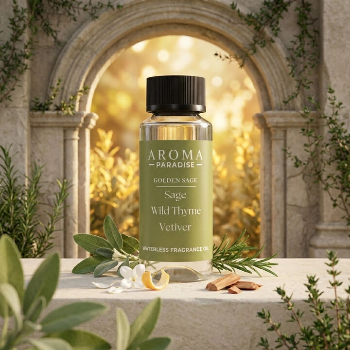 Golden Sage Waterless Fragrance Oil for Cold-Air Diffusers
