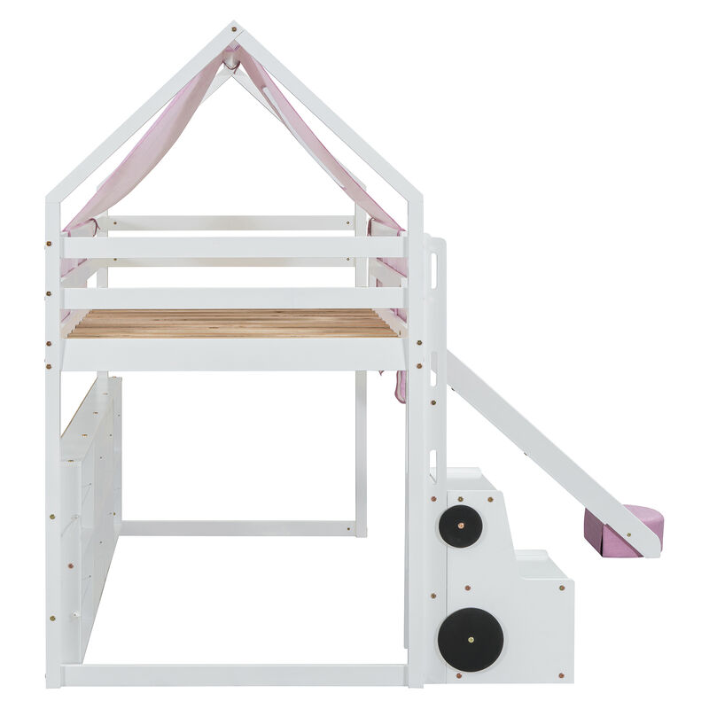 Wadnek Loft Bed House-shaped Frame image number 6