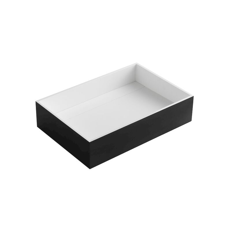 ALFI brand Black Matte 20 x 14 Solid Surface Resin Sink