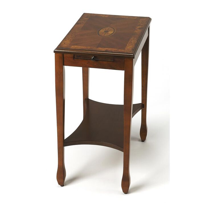 Butler Specialty Gilbert End Table, Medium Brown