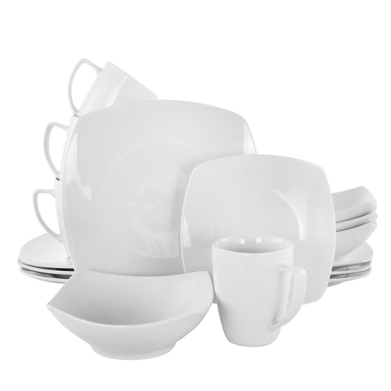 Zen Buffetware 16 piece Square Dinnerware Set