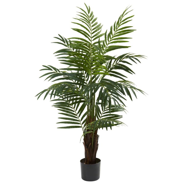 Nearly Natural 4-ft Areca Palm Tree w/360 Lvs