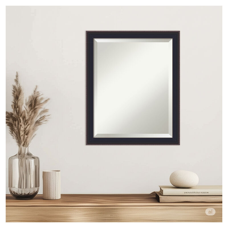Havana Black Bronze Beveled Framed Wall Mirror image number 8