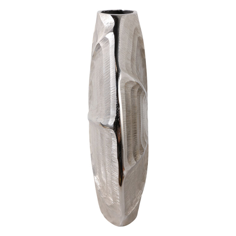Shell Pattern Metal Vase image number 2