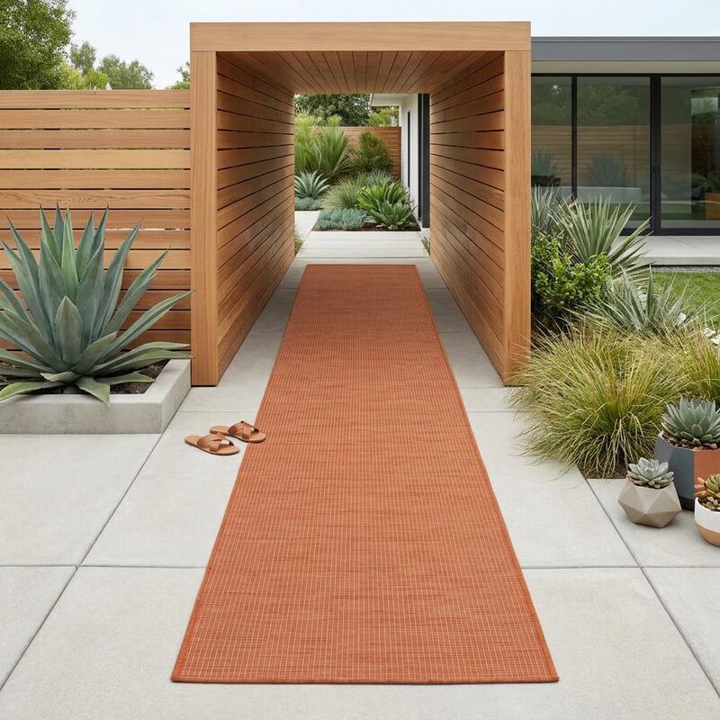 HomeRoots Indoor Outdoor Area Rug image number 1