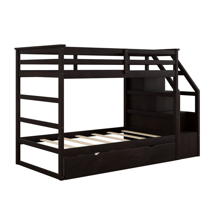 Merax Full Size platform bed with Storage Headboard