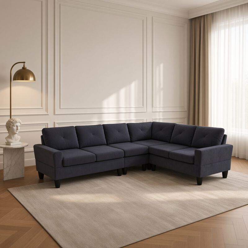 Cetfef Modular L-Shaped Sectional Sofa image number 1