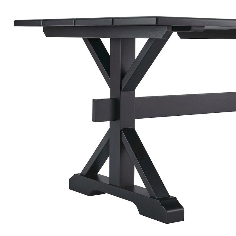 Windchime 71" Wood Dining Table image number 5